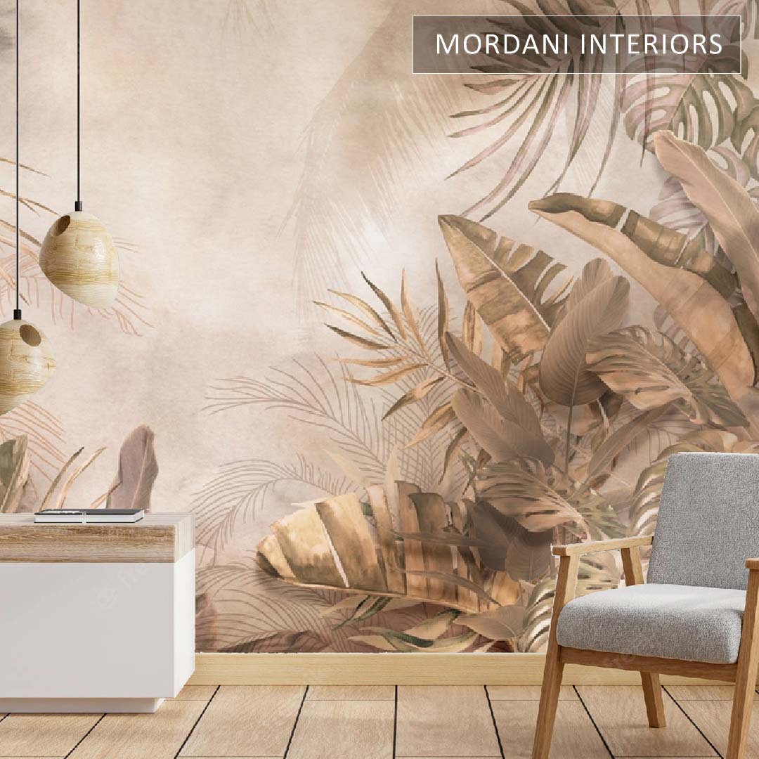 Orange Kiss Vintage Wall Mural